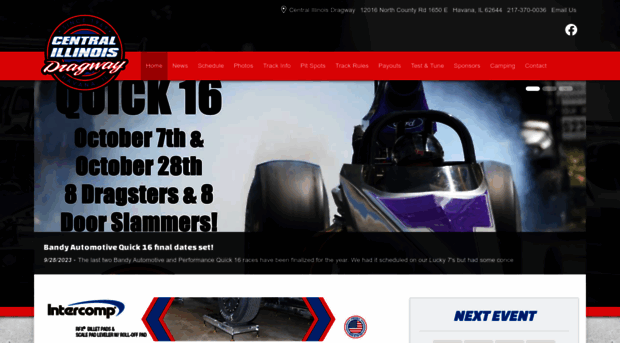 centralillinoisdragway.com