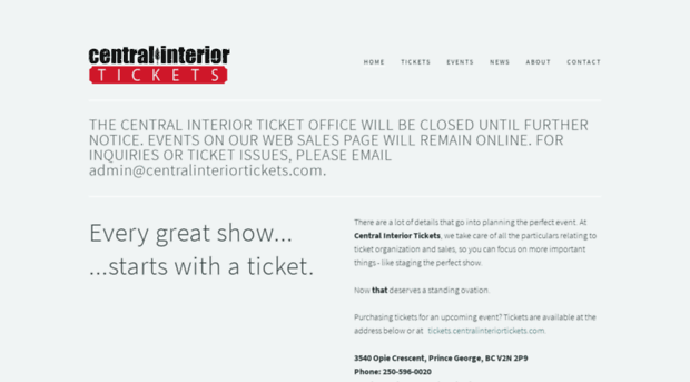 centralinteriortickets.com