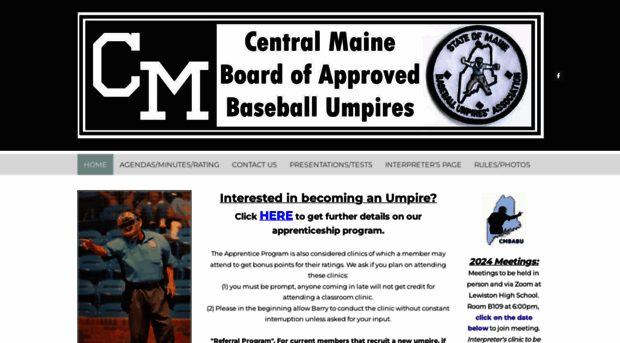 centralmaineumpires.com