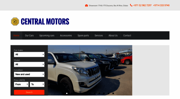 centralmotorsdubai.com