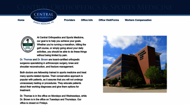 centralorthosports.com