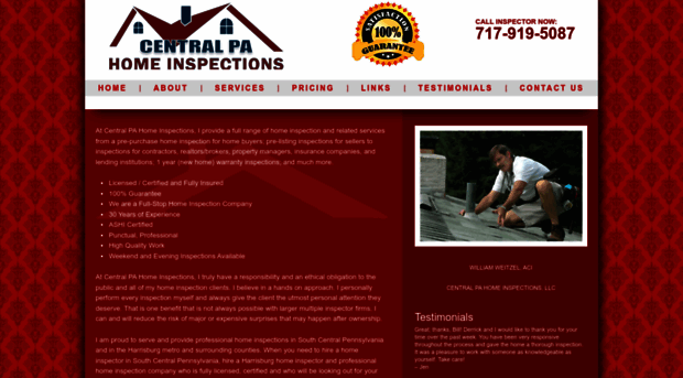 centralpahomeinspections.com