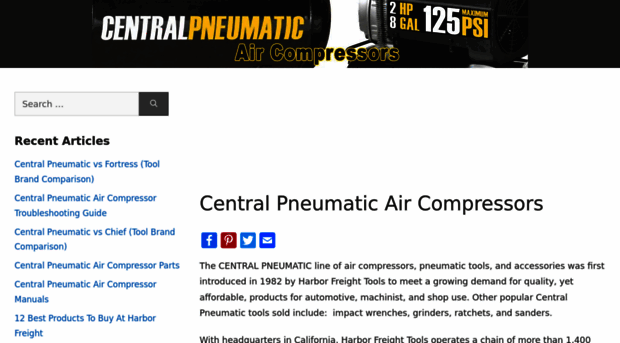 centralpneumaticaircompressor.com