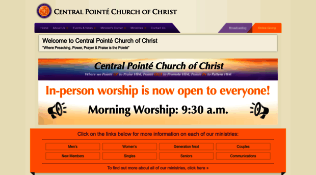 centralpointechurch.org