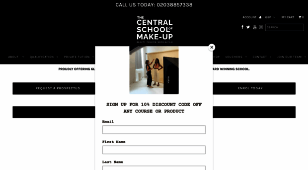 centralschoolofmakeup.co.uk