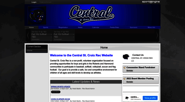 centralstcroixrec.com