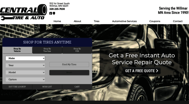 centraltireauto.com