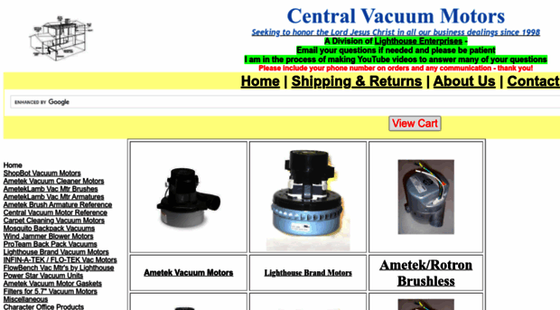 centralvacuummotor.com