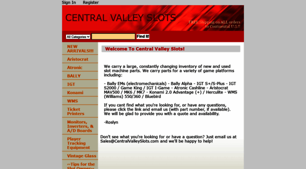 centralvalleyslots.com