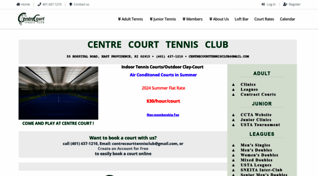 centrecourttennisclub.com