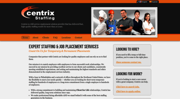 centrixstaffing.com