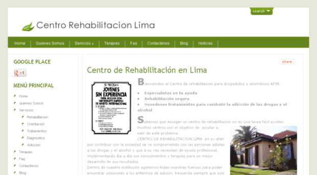 centroderehabilitacionlima.com