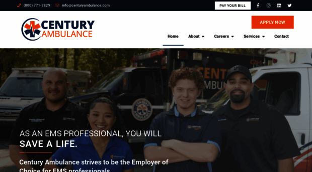 centuryambulance.com