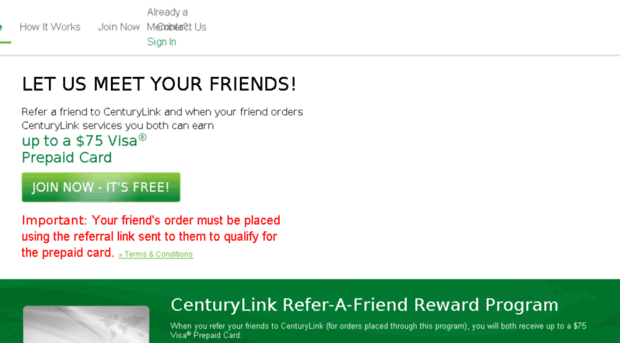 centurylinkreferafriend.com