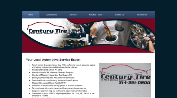 centurytire.net