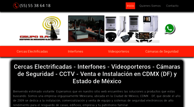 cercaselectrificadasinterfonesyvideoporteros.com.mx