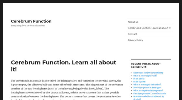 cerebrumfunction.net