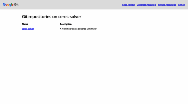 ceres-solver.googlesource.com