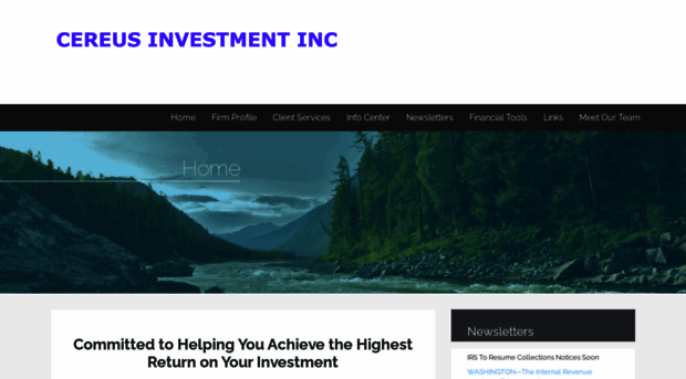 cereusinvestment.com