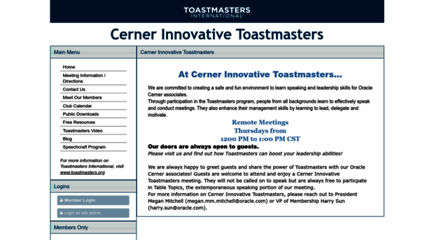 cernerinnovative.toastmastersclubs.org