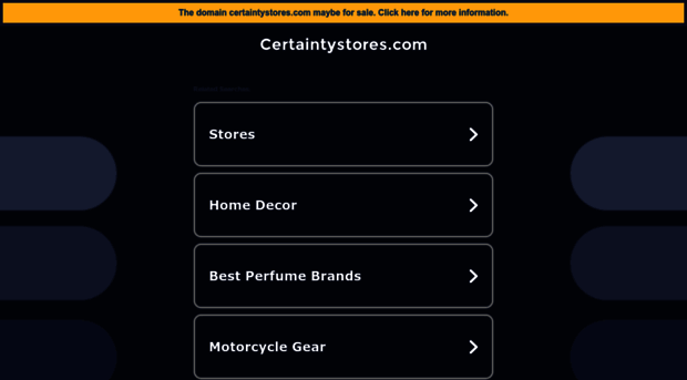 certaintystores.com