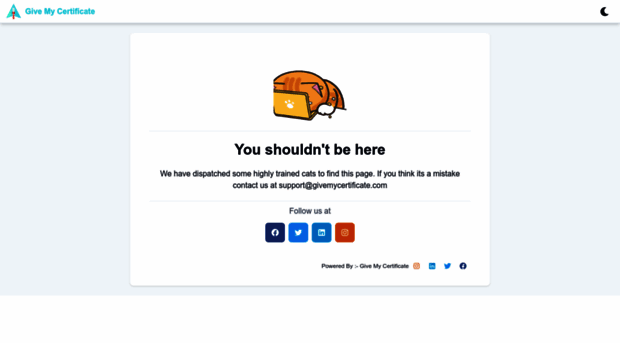 certificate.givemycertificate.com