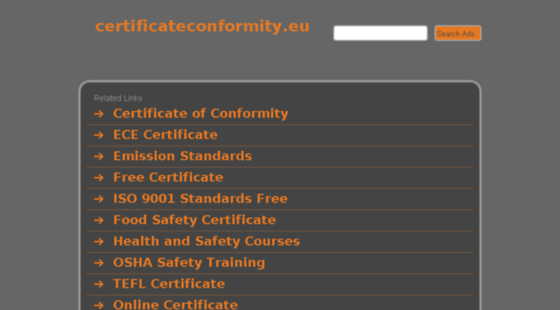 certificateconformity.eu