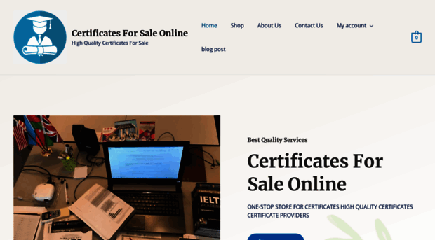 certificateforsaleonline.com