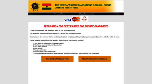 certificaterequest.waecgh.org