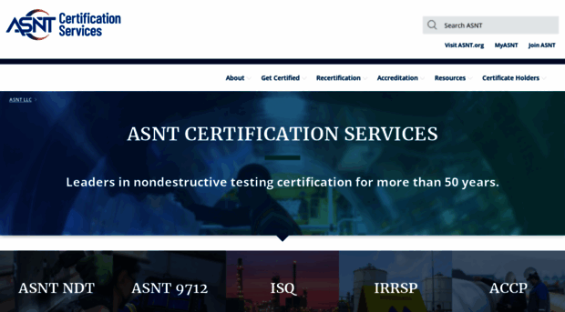 certification.asnt.org