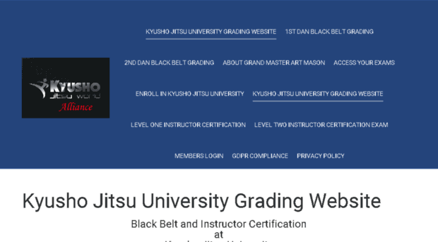 certification.kyushojitsu-university.com