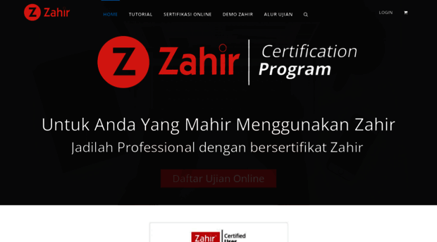 certification.zahironline.com