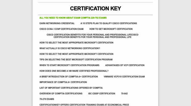 certificationkey.weebly.com