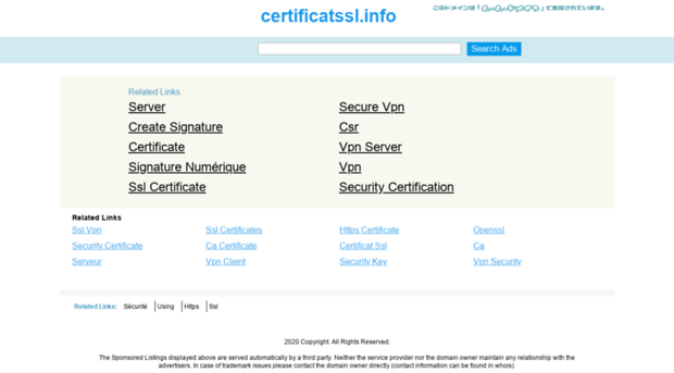 certificatssl.info