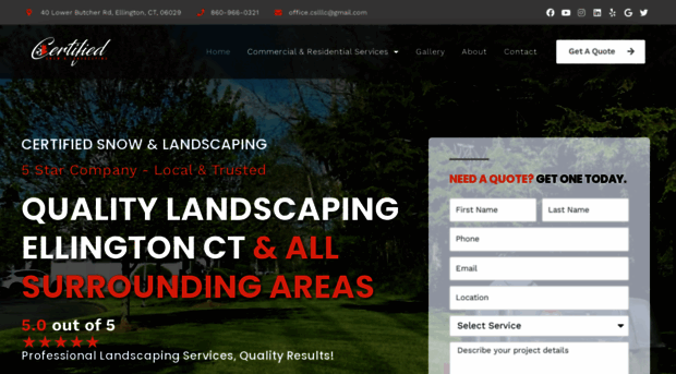 certifiedlandscapingct.com
