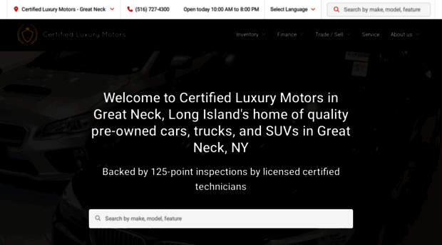 certifiedluxurymotors.com