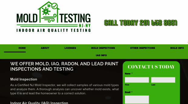 certifiedmoldtestingnj.com