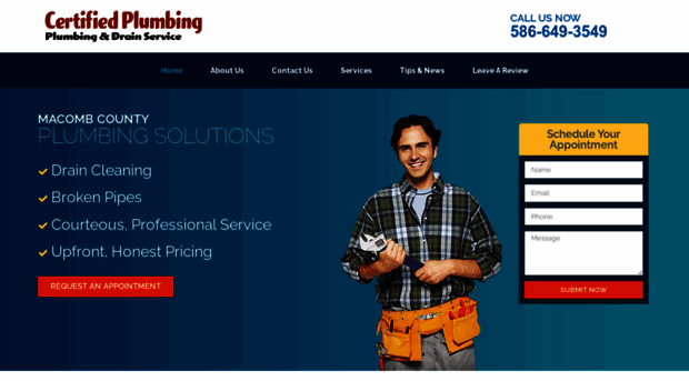 certifiedplumbingmi.com