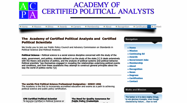 certifiedpoliticalscientist.com