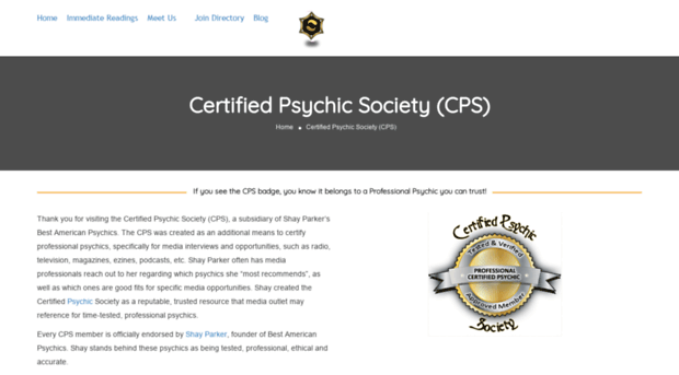 certifiedpsychicsociety.org