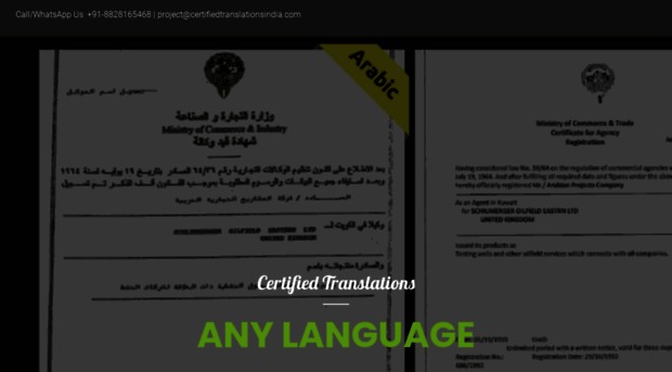 certifiedtranslationsindia.com