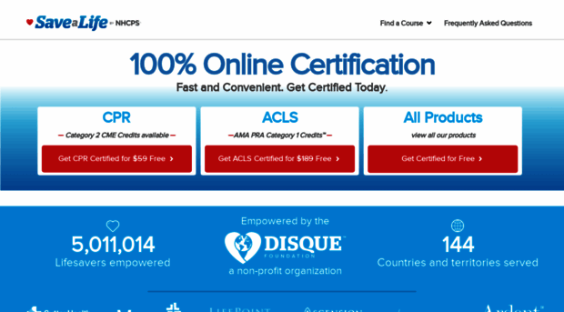 certify.savealife.com