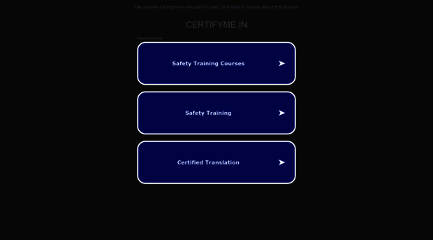 certifyme.in