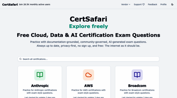 certsafari.com