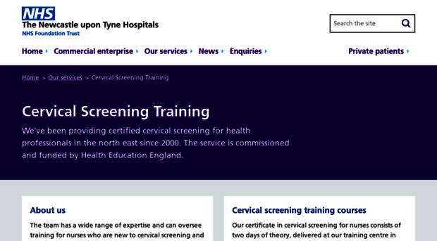cervicalscreeningtraining.co.uk