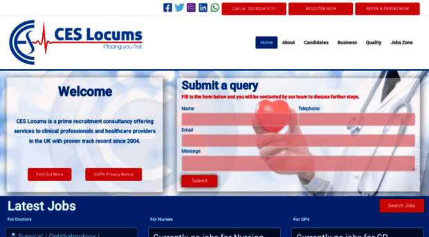 ces-locums.com