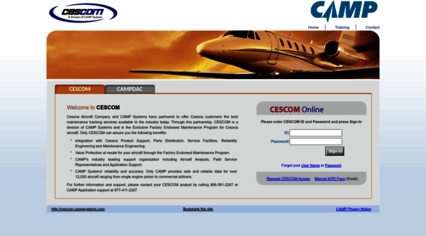 cescom.campsystems.com