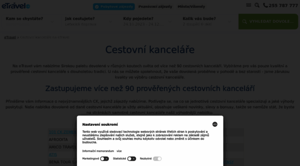 cestovni-kancelare.etravel.cz
