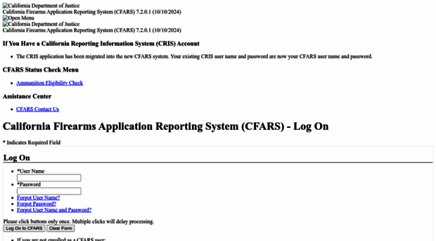 cfars.doj.ca.gov