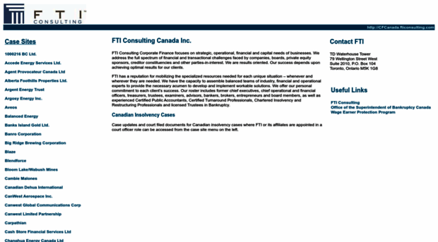 cfcanada.fticonsulting.com